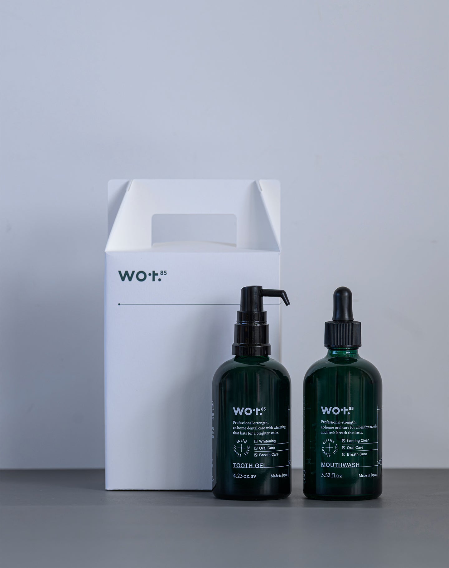 TOOTH GEL & MOUTHWASH｜GIFT BOX – WOT.85〈ウォット85〉｜オーラル